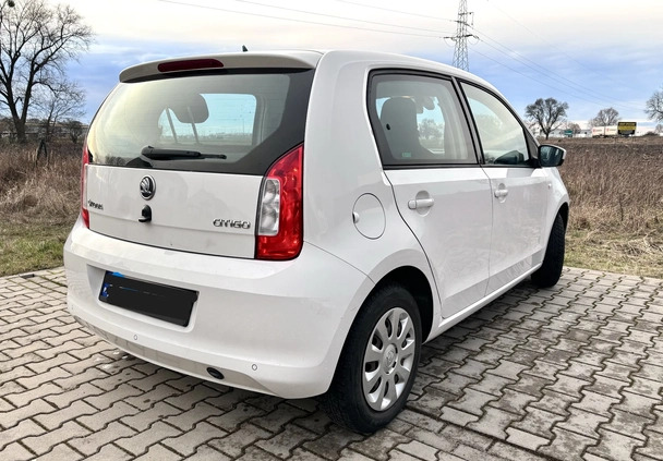 Skoda Citigo cena 19300 przebieg: 110000, rok produkcji 2012 z Kostrzyn małe 16